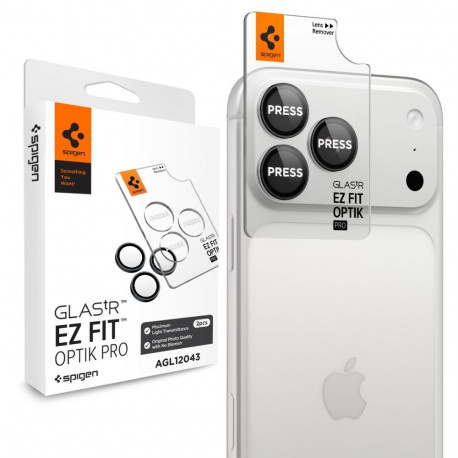 OSŁONA APARATU SPIGEN OPTIK PRO GLAS.TR EZ FIT CAMERA PROTECTOR 2-PACK IPHONE 18 PRO / 18 PRO MAX DA