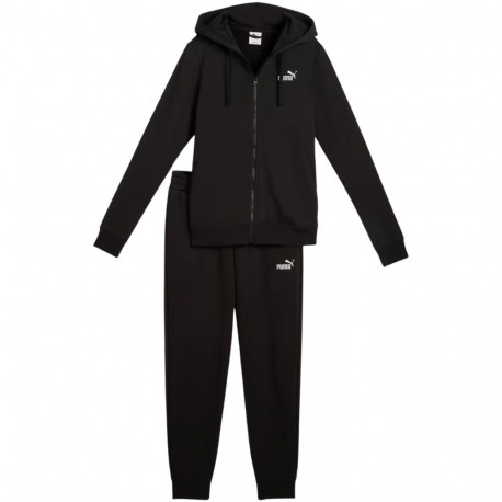 Dres damski Puma Hooded Sweat Suit Full-Zip czarny 693993 01 S