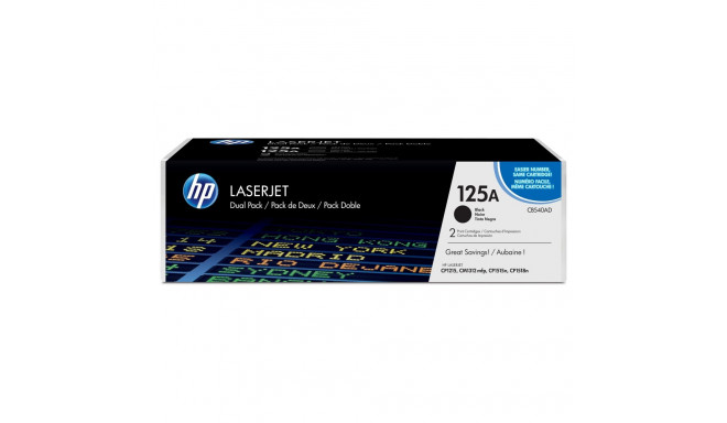 HP 125A CB540AD topeltpakk, must