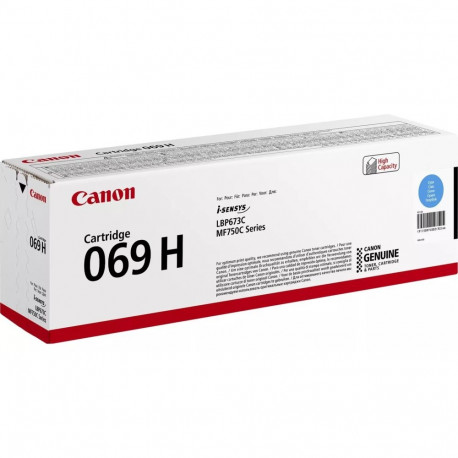 Toner cartridge CANON 069H 5500 sheets blue