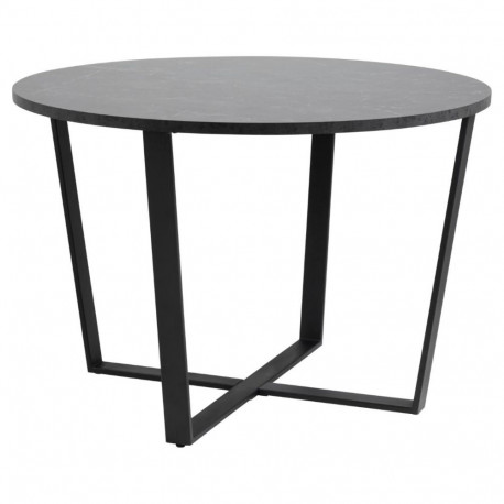 Söögilaud AMBLE Ø110 cm, must