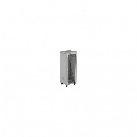 LANBERG Rack Cabinet 19inch Free-Standing 32U/600X600 FLAT PACK With Glass Door LCD grey V2