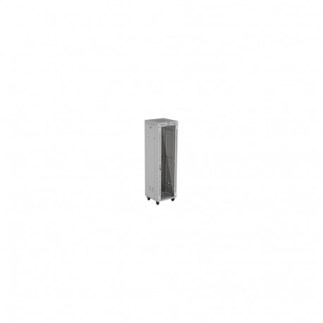 LANBERG Rack Cabinet 19inch Free-Standing 42U/600X600 FLAT PACK With Glass Door LCD grey V2