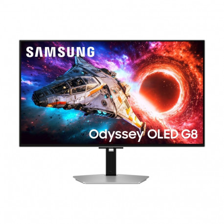 Samsung arvutimonitor G80SH 81.3 cm (32") 3840 x 2160 pixels 4K Ultra HD OLED, hõbedane
