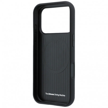 BMW M Quadrille Kevlar Anthracite & Tricolor Print Lines MagSafe Case for iPhone 18 Pro Max / 17 Pro