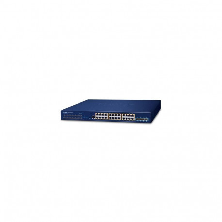PLANET Layer 3 24-Port 10/100/1000T Managed L3 Gigabit Ethernet (10/100/1000) 1U Blue