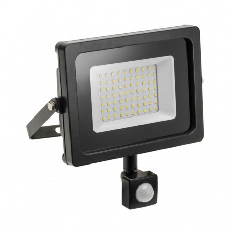 Gtv LED prožektor LD-INEXT50W-64, 50 W, 4000 lm, 6400 K, AC220-240V, IP65, 120°, must