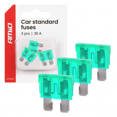 Amio autode standardsed lapikkaitsmed amio-05109 3 tk 30A