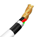 Baseus Simple Wisdom Data Cable Kit USB to Micro 2.1A (2PCS/Set) 1.5m / white