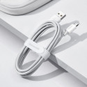 Baseus Simple Wisdom Data Cable Kit USB to Micro 2.1A (2PCS/Set) 1.5m / white