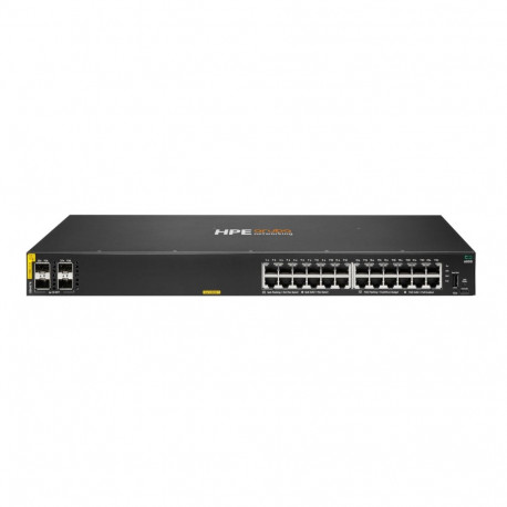 HPE Aruba Networking Networking CX6000 24p 10M/100M/1G Class4 PoE 4p SFP 1G 370W Switch