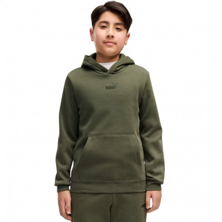 Bluza dla dzieci Puma ESS Small No.1 Logo Centered Hoodie khaki 692976 86 116cm