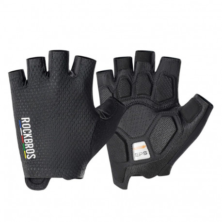 Rockbros Rockbros TLS004 ROAD TO SKY Short Shock Absorbing Cycling Gloves L - Black