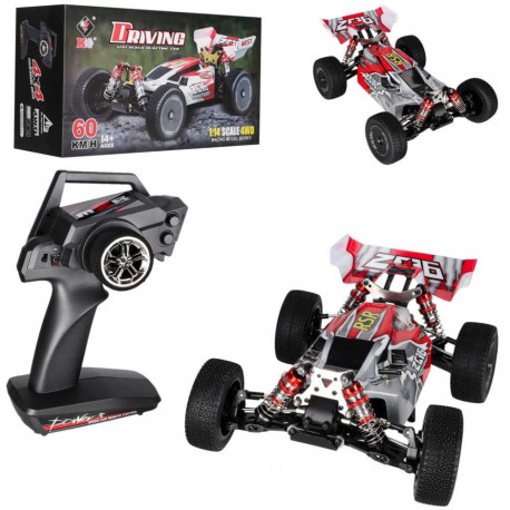 WLToys RC-auto 144001, mõõtkava 1:14, nelikvedu, maastikusõiduk, kiirus 60 km/h, 2,4 GHz, RTR
