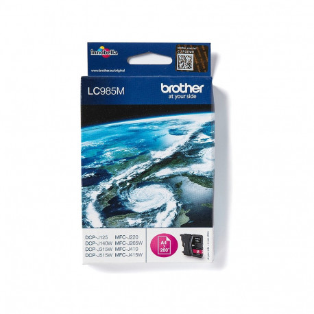 Brother LC-985M magenta tint kuni 260 lehte ISO/IEC 24711