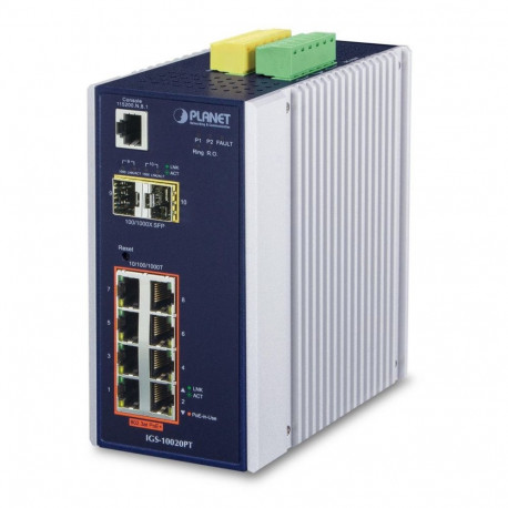 PLANET IGS-10020PT network switch Managed L3 Gigabit Ethernet (10/100/1000) Power over Ethernet (PoE