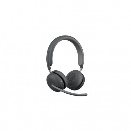 Logitech Zone Wireless 2 MS Teams Wireless Headset, USB-C, USB-C Bluetooth receiver, Graphite