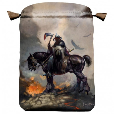 Tarot Card Bag - Lo Scarabeo Frazetta Satin Card Pouch, Multicolour