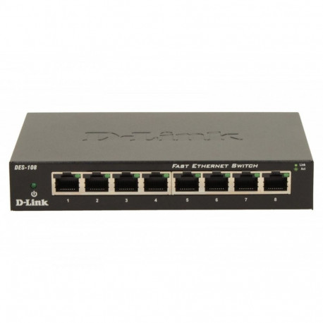 Switch 8-port 10/100 Metal Housing