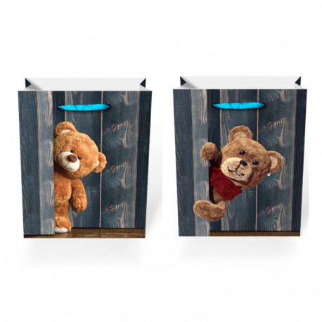 Kinkekott TEDDY BEAR XL, 40x56x18cm, mix