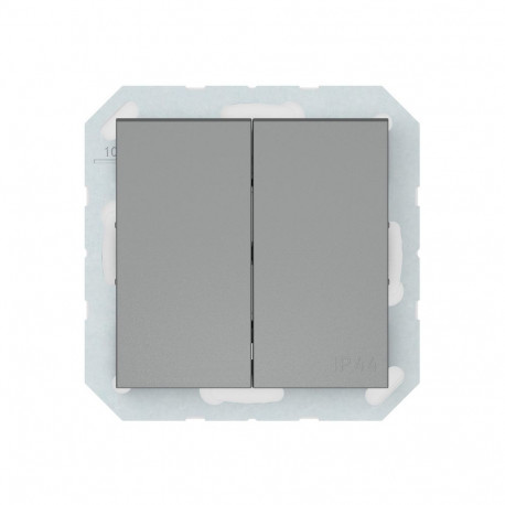 TWO WAY SWITCH 2G GREYP(6+6)10-020-02 QR