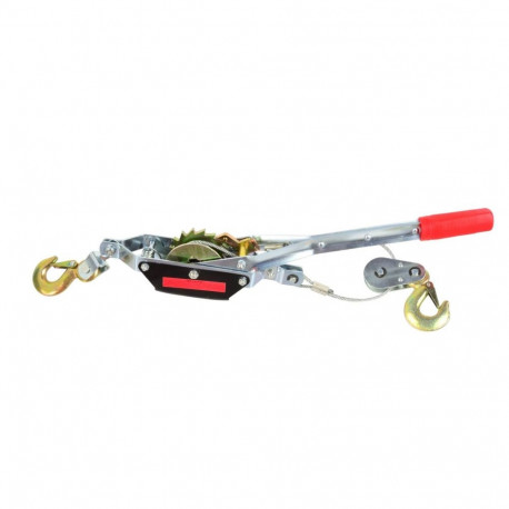 Geko G01070 Hand Puller, 2000 kg, 15:1, 4.5 mm, 1.8 m, 2 hooks, single gear