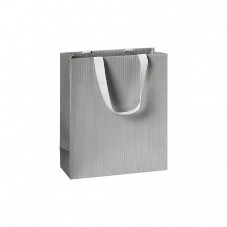 Paberkott 23 x 13 x H 30 cm, hõbedane, 1 tk.