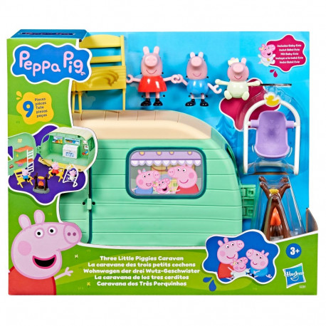 PEPPA PIG playset Three little piggies caravan