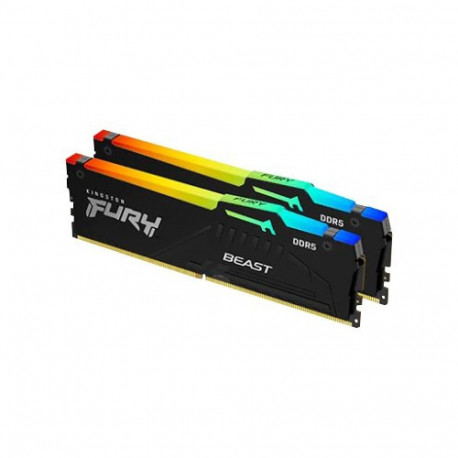 RAM Module - Kingston Fury Beast RGB 16GB 2x8GB DDR5 5200MHz Black
