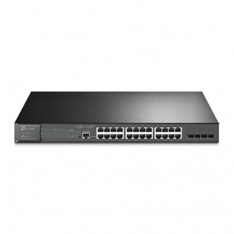 Switch - TP-Link Omada 28-Port L2+ Managed PoE+ Switch, Black
