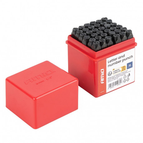 Tähe- ja numbristantside komp 36 osa 6mm