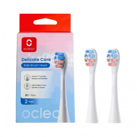 Oclean Plaque control brush head P1C Silver, 2 pcs