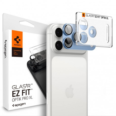 OSŁONA APARATU SPIGEN OPTIK PRO XL GLAS.TR EZ FIT CAMERA PROTECTOR IPHONE 18 PRO LIGHT BLUE