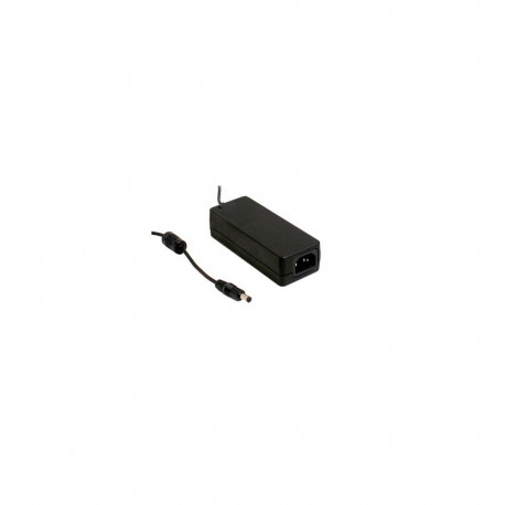 Toiteplokk AC-DC tööstuslik desktop adapter; väljund 12Vdc 5A; 3 pole AC inlet IEC320-C14