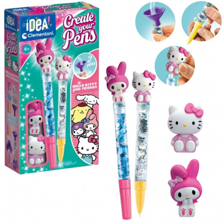Clementoni Idea Art pastapliiatsite minitehase komplekt Hello Kitty ja sõbrad Hello Kitty ja My Melo