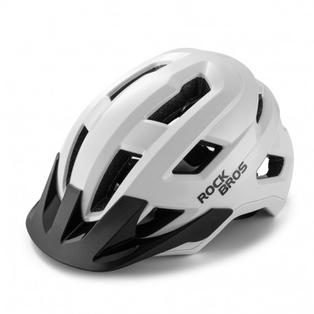 Rockbros Rockbros LK-67 Youth Bike Helmet with Detachable Visor 5458 cm - White