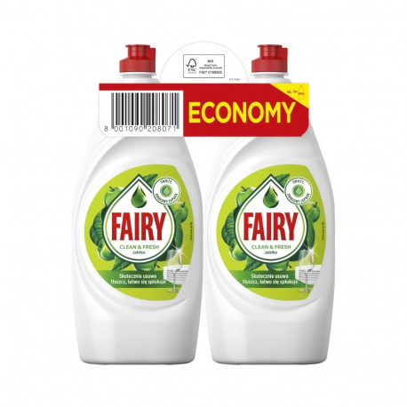 Nõudepesuvahend FAIRY Apple 2*900ml
