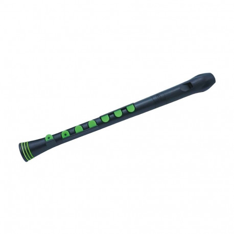 NUVO Recorder+ soprano recorder, black and green