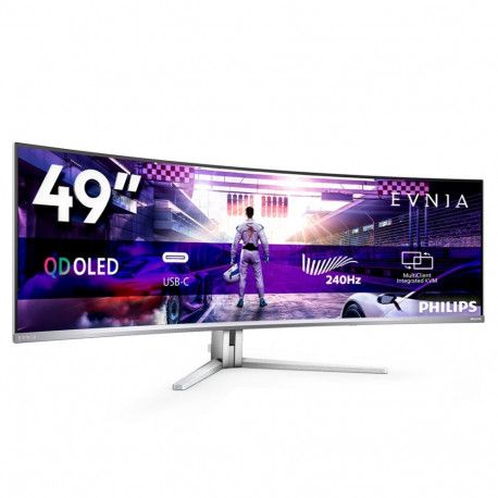 Philips Evnia 8000 49M2C8900/00 computer monitor 124.2 cm (48.9") 5120 x 1440 pixels Dual QHD QD-OLE