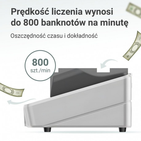 Extralink pangatähtede loendur LOCKSTAR X-300 professionaalne UV IR MG, valge