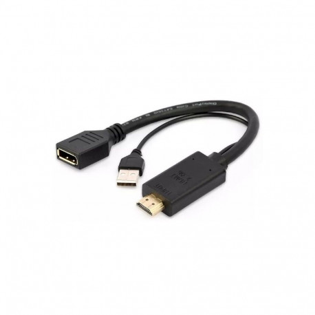 Gembird A-HDMIM-DPF-01 Active 4K HDMI to DisplayPort Adapter / black