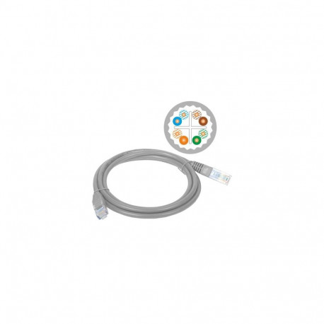 A-LAN KKU6ASZA2.0 networking cable Grey 2 m Cat6a U/UTP (UTP)