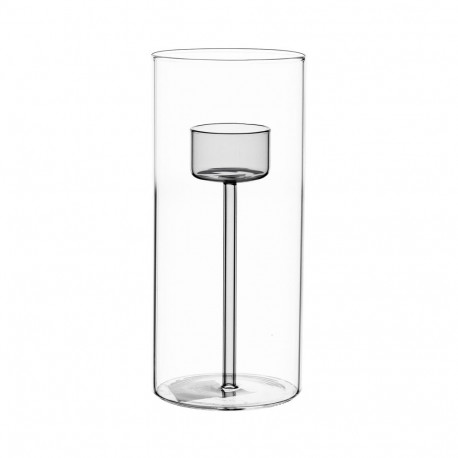 Candle holder LEEDS D9xH20cm 1 glass