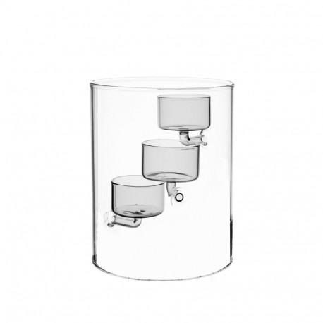 Candle holder LEEDS D12xH15cm 3 glass