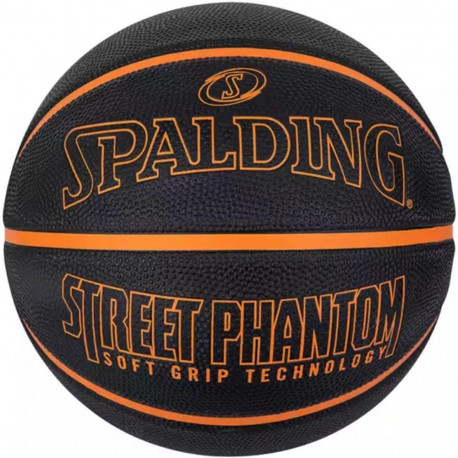 Spalding korvpall Phantom 84383Z, must-oranž