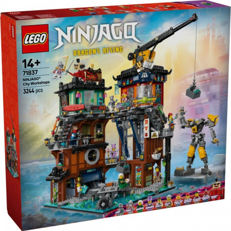 Ninjago ehitusklotsid 71837 Ninjago linna töökojad