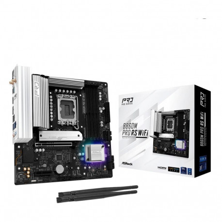 MainboardASROCKIntel B860LGA 1851 (Socket V1)micro ATXRAM DDR5-SDRAM4xSlotsWi-Fi YesBluetooth Yes3xN