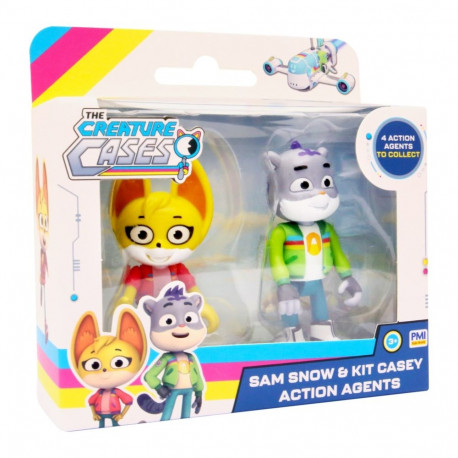 CREATURE CASES action-figuurid S1 Action Agents 7,5cm 2-pakk (assortiment)