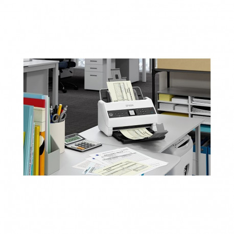 Epson lehesöötmisega skanner DS-730N 600x600DPI A4, must, hall