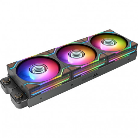 SWAFAN 120 EX INFINITY ARGB Sync PC Cooling Fan Wood Edition (schwarz, 3er-Pack, 120 mm, 124 mm)